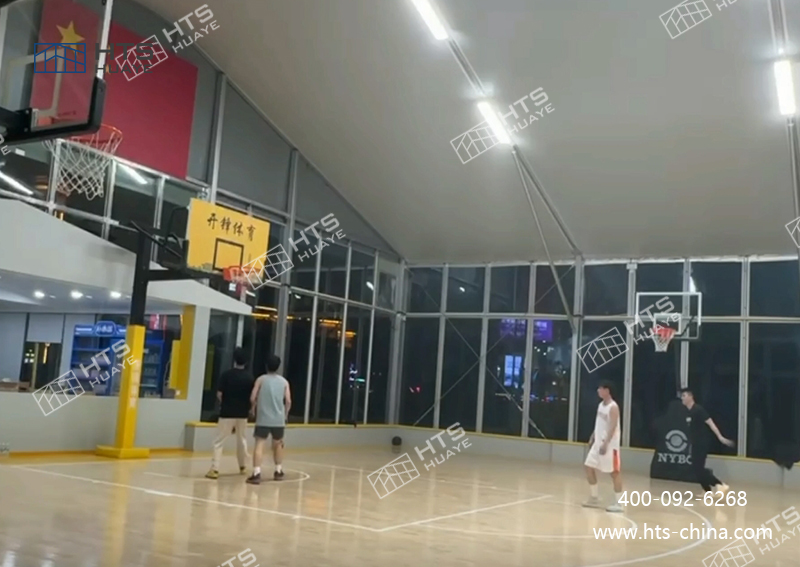 河南開封新增一座籃球館篷房，打造運動新地標